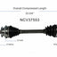 GSP North America NCV37553 CV Axle Assembly