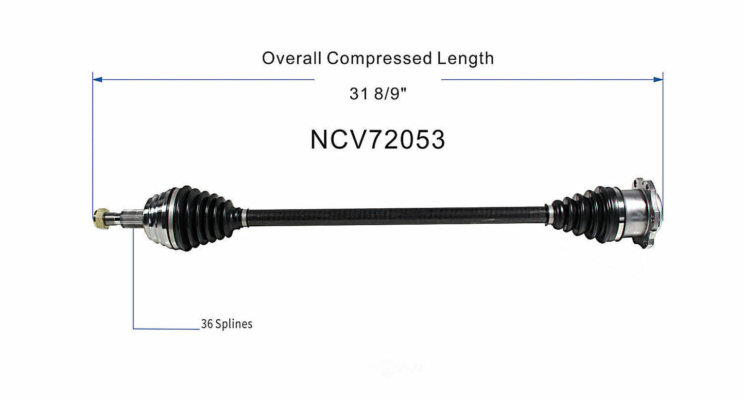 GSP North America NCV72053 CV Axle Assembly