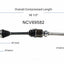 GSP North America NCV69582 CV Axle Assembly