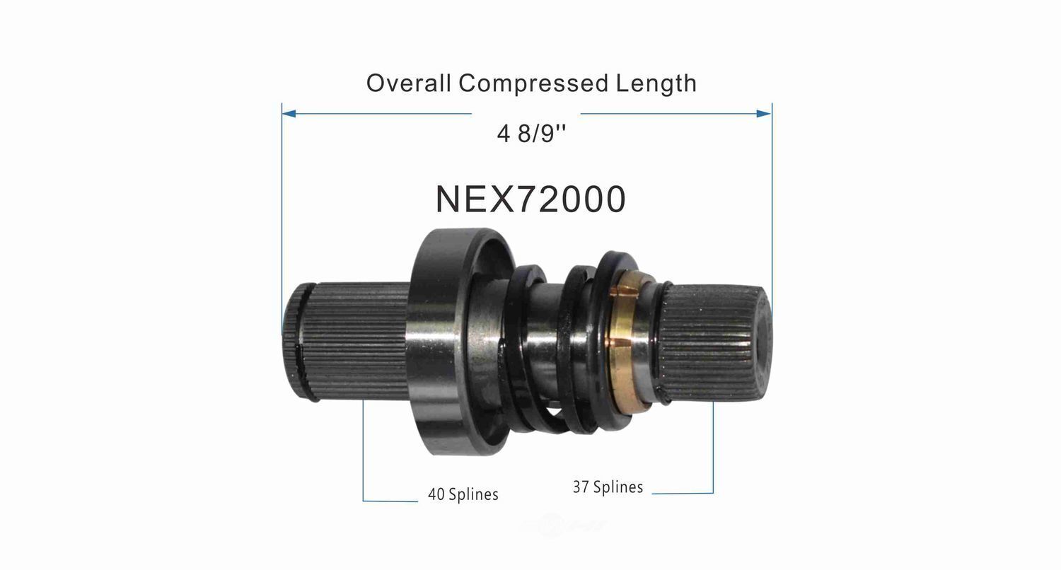 GSP North America NEX72000 CV Intermediate Shaft