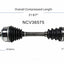 GSP North America NCV36575 CV Axle Assembly