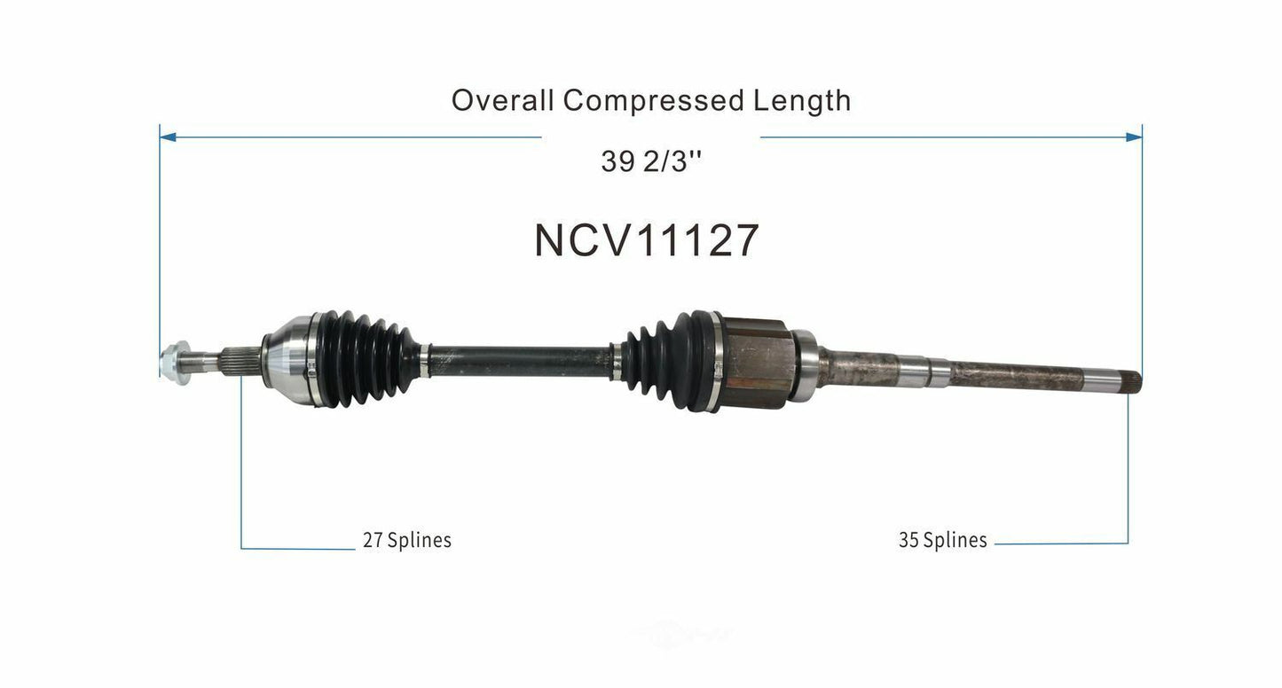 GSP North America NCV11127 CV Axle Assembly