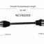 GSP North America NCV82000 CV Axle Assembly