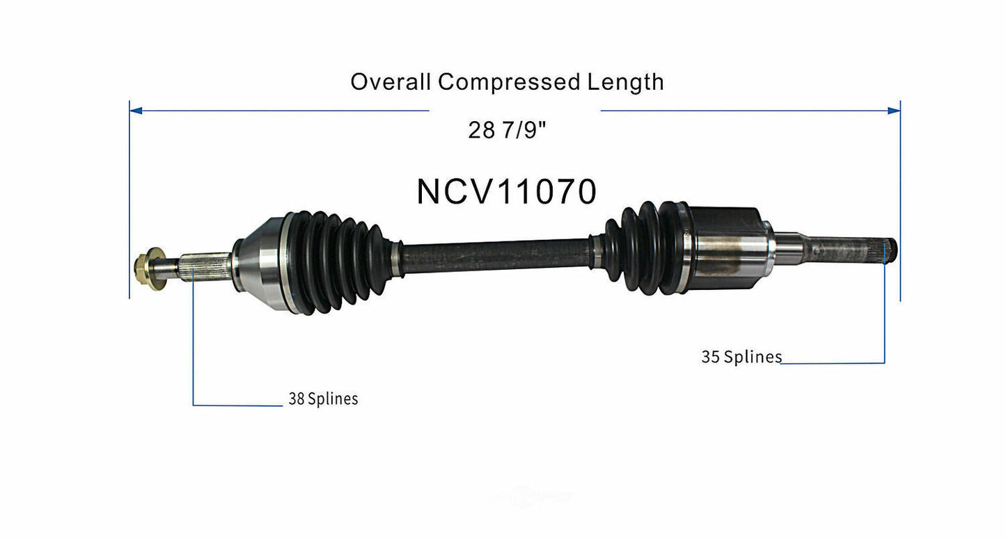 GSP North America NCV11070 CV Axle Assembly