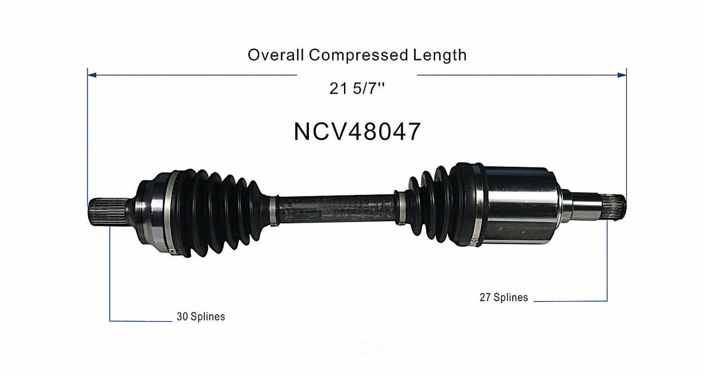 GSP North America NCV48047 CV Axle Assembly