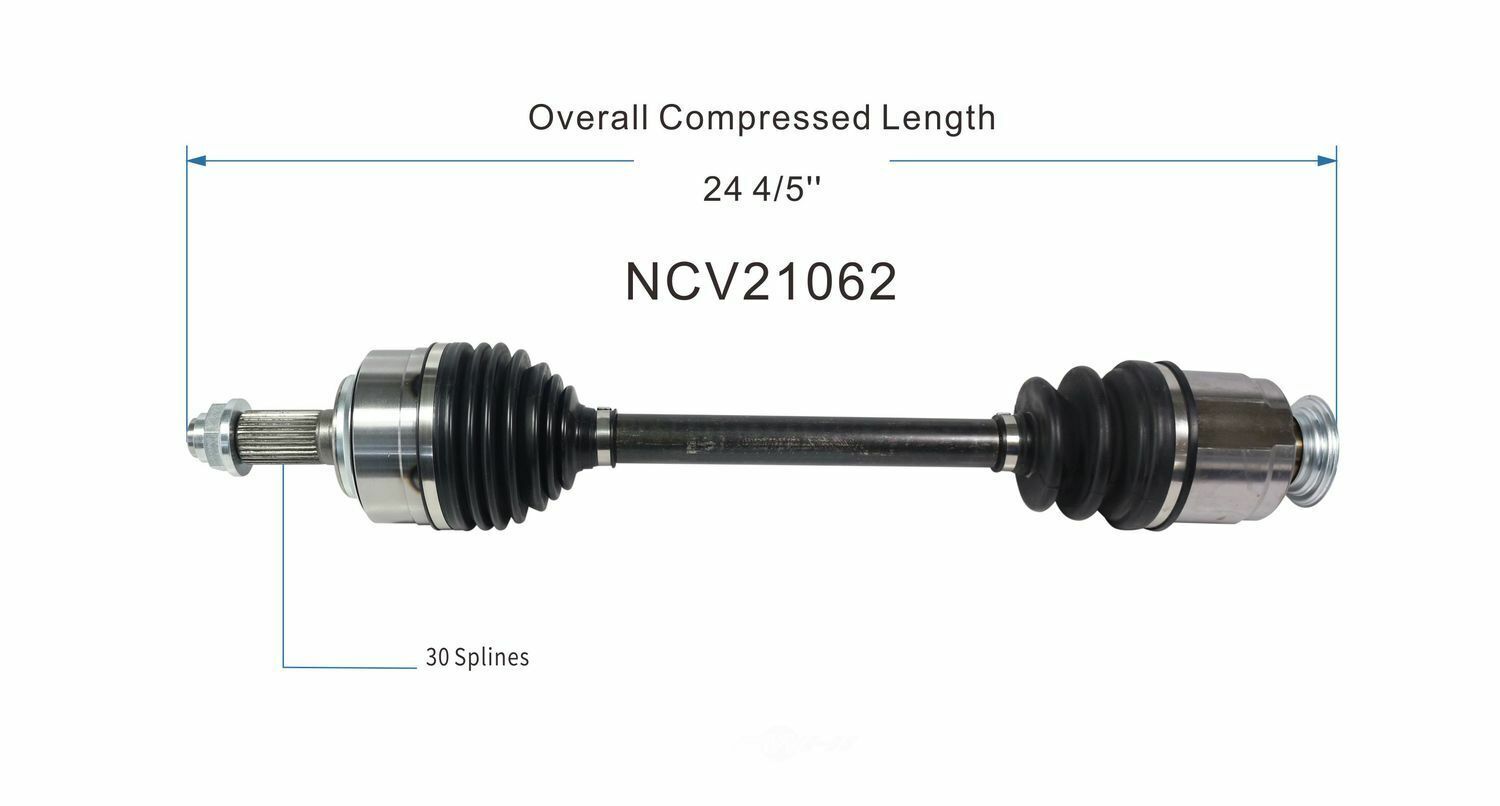 GSP North America NCV21062 CV Axle Assembly