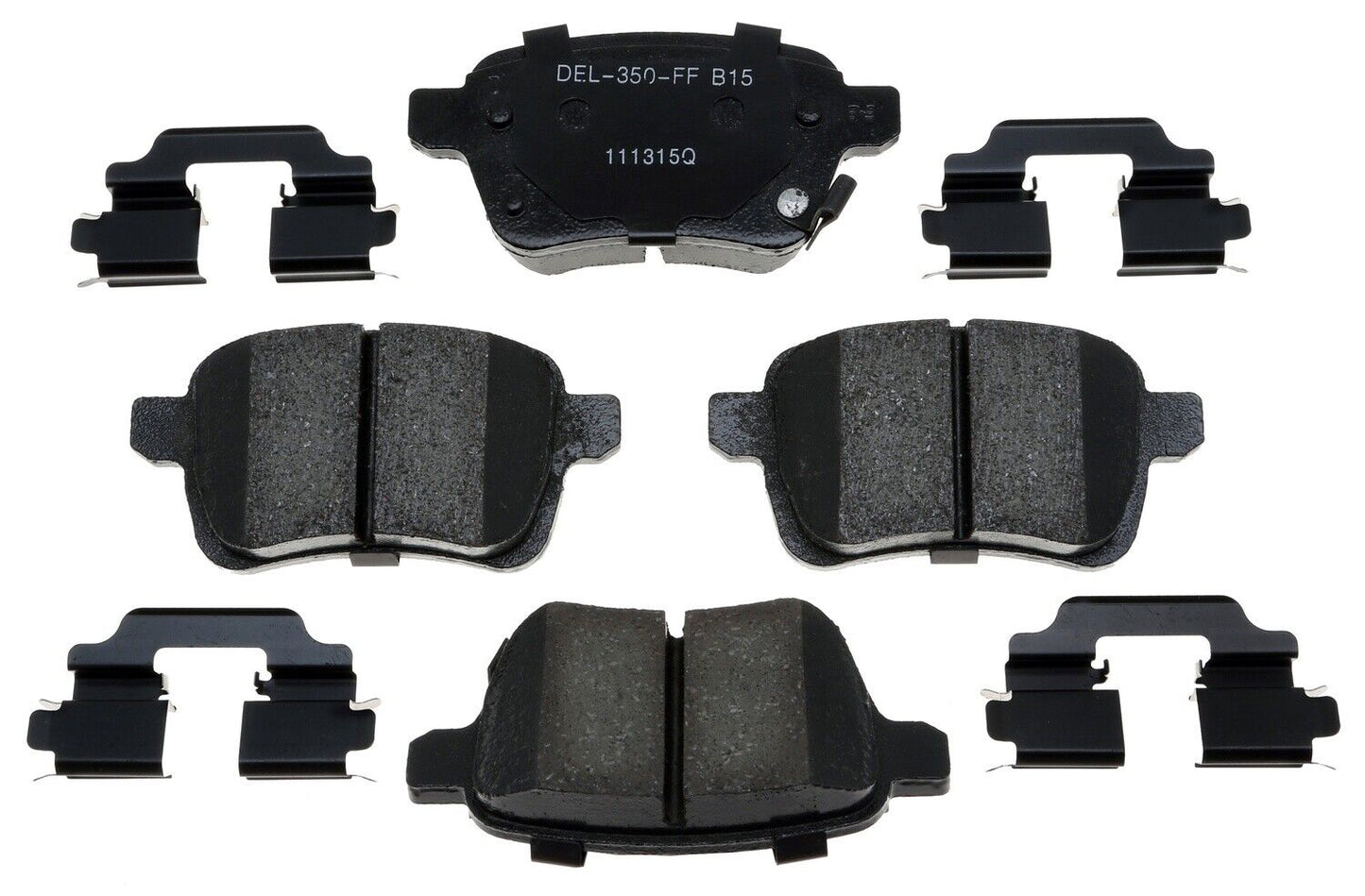 ACDelco Professional Durastop 17D1722CH Disc Brake Pad Set