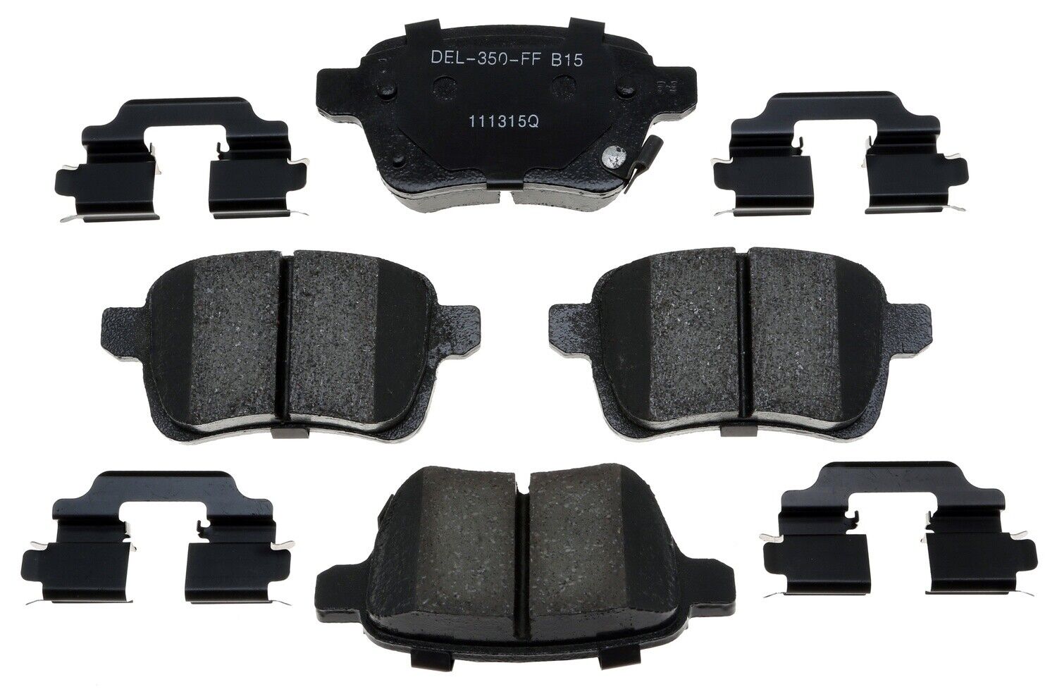 ACDelco Professional Durastop 17D1722CH Disc Brake Pad Set