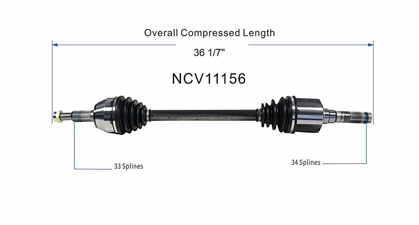 GSP North America NCV11156 CV Axle Assembly