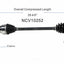 GSP North America NCV10252 CV Axle Assembly