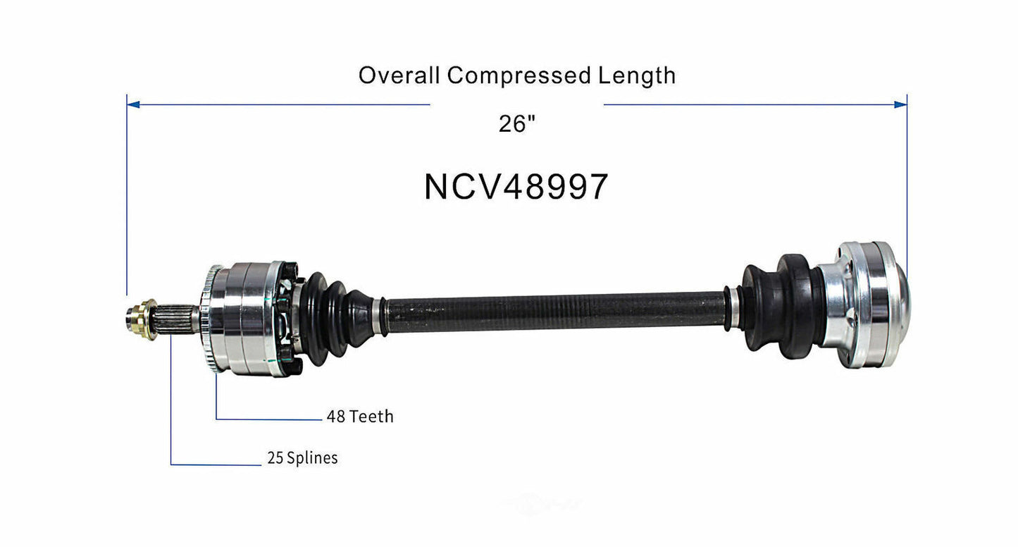 GSP North America NCV48997 CV Axle Assembly