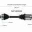 GSP North America NCV69563 CV Axle Assembly