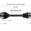GSP North America NCV21514 CV Axle Assembly