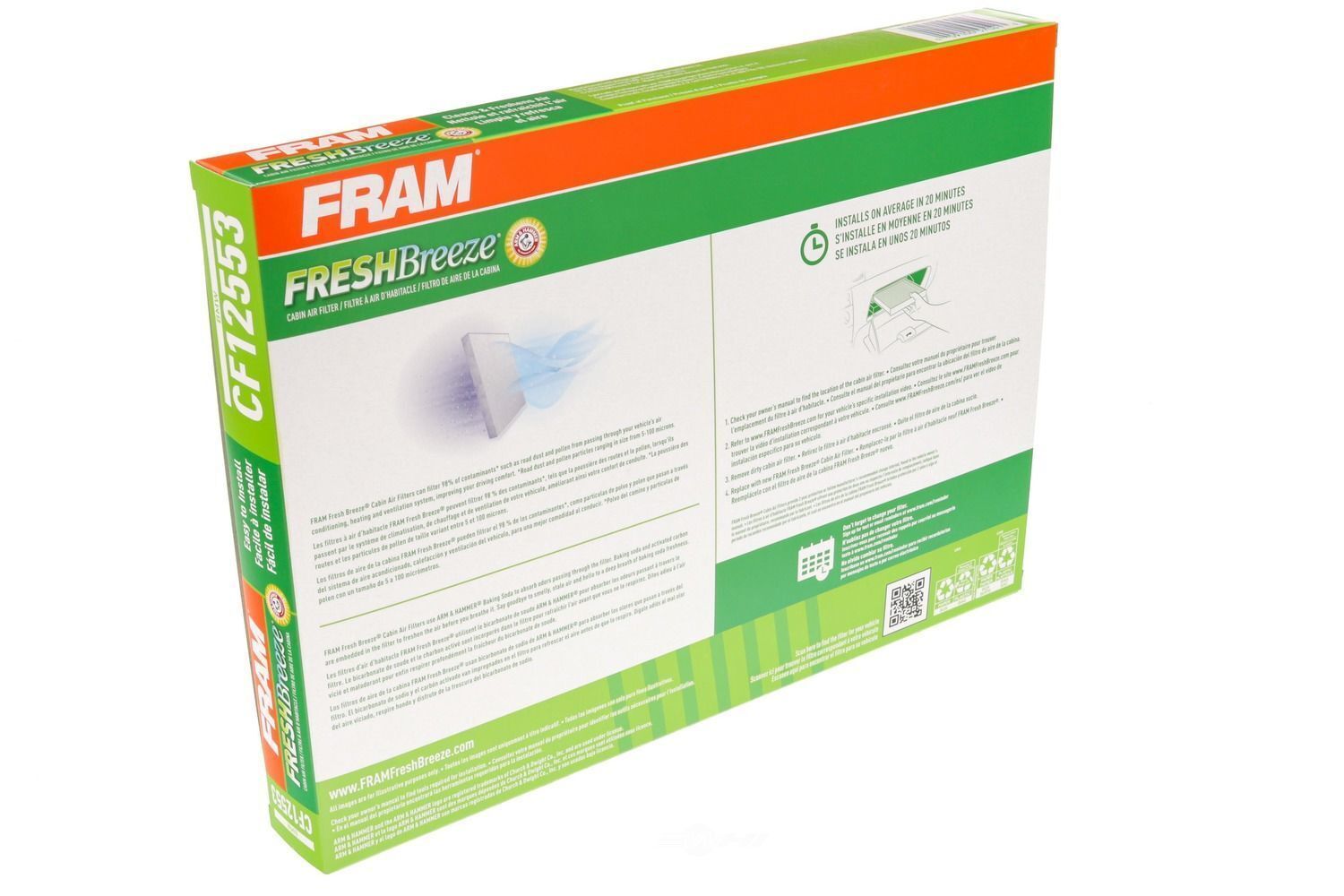 Fram CF12553 Cabin Air Filter