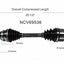 GSP North America NCV69536 CV Axle Assembly