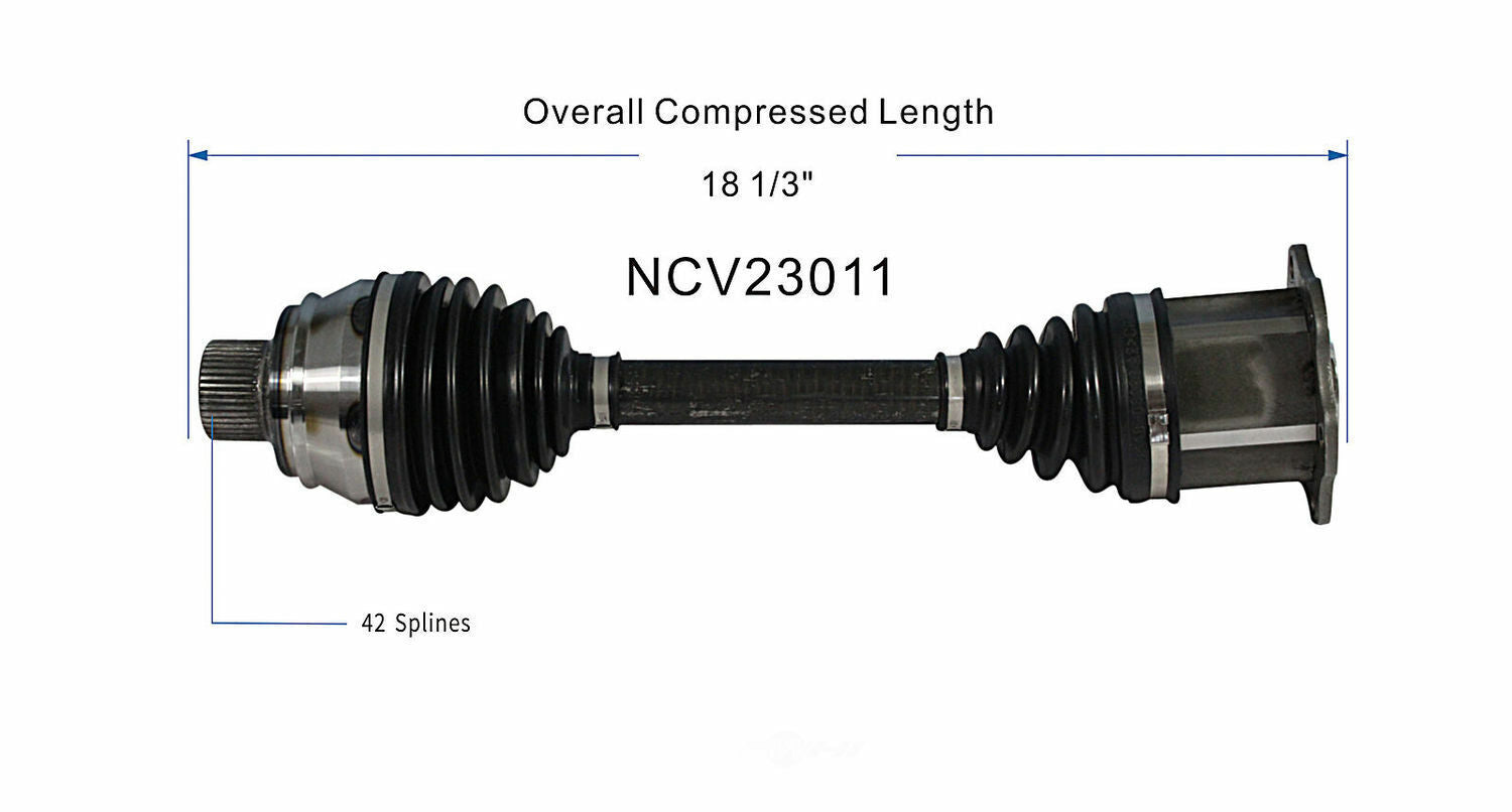 GSP North America NCV23011 CV Axle Assembly