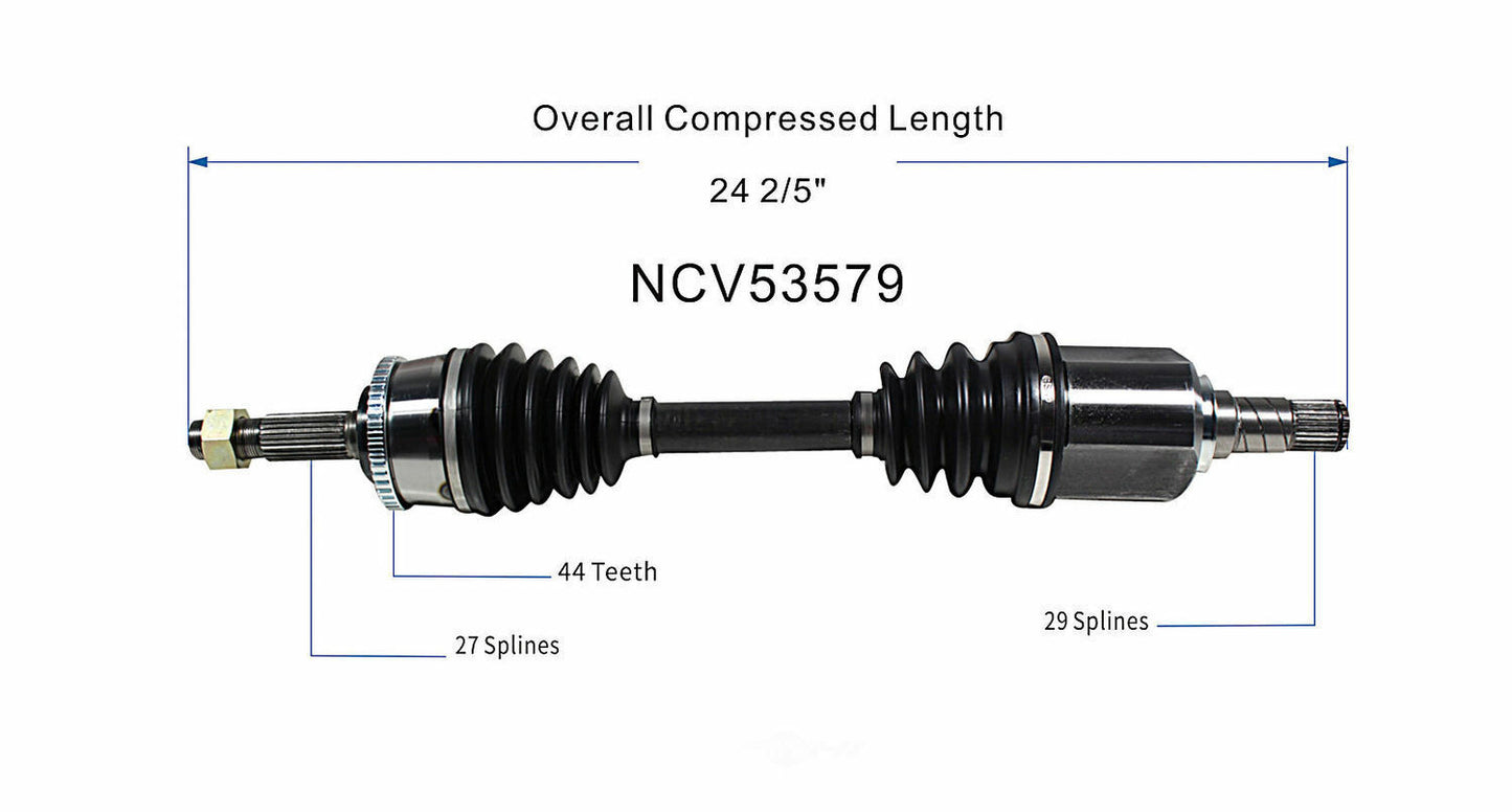 GSP North America NCV53579 CV Axle Assembly