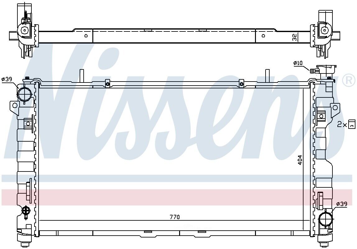 Nissens North America 61025 Radiator