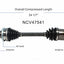 GSP North America NCV47541 CV Axle Assembly