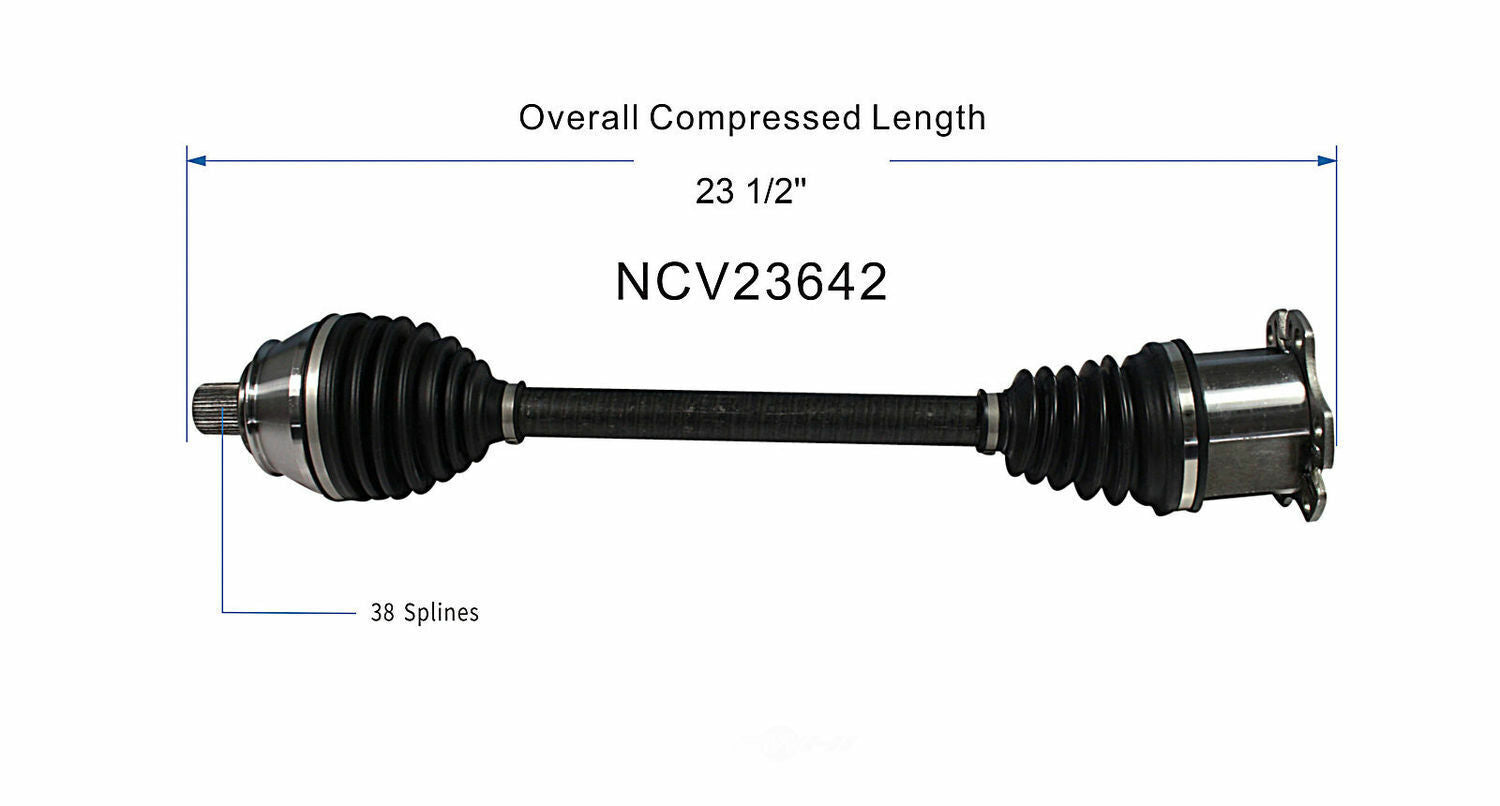 GSP North America NCV23642 CV Axle Assembly