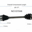 GSP North America NCV37048 CV Axle Assembly