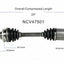 GSP North America NCV47501 CV Axle Assembly
