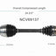 GSP North America NCV69137 CV Axle Assembly