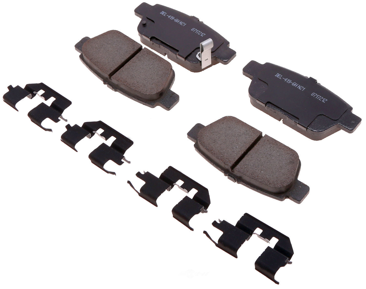 ACDelco Professional Durastop 17D1103CHF1 Disc Brake Pad Set