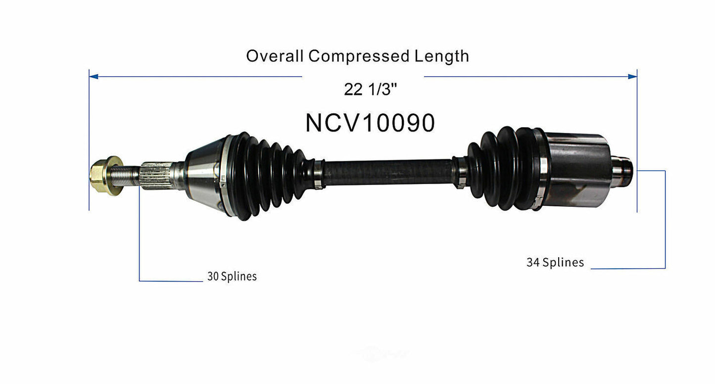 GSP North America NCV10090 CV Axle Assembly