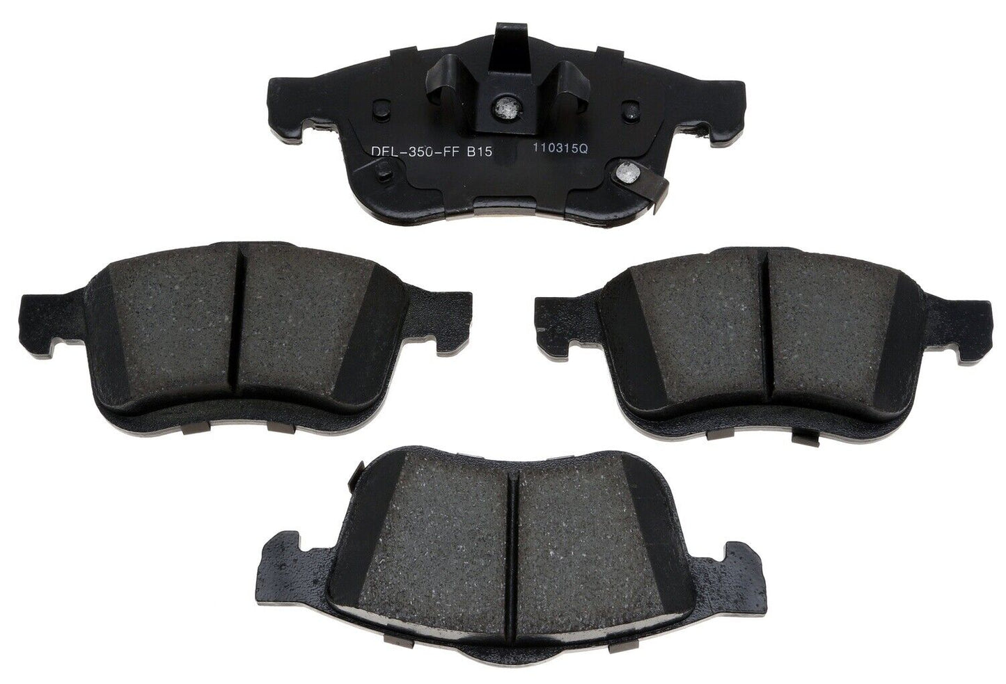 ACDelco Professional Durastop 17D1721C Disc Brake Pad Set