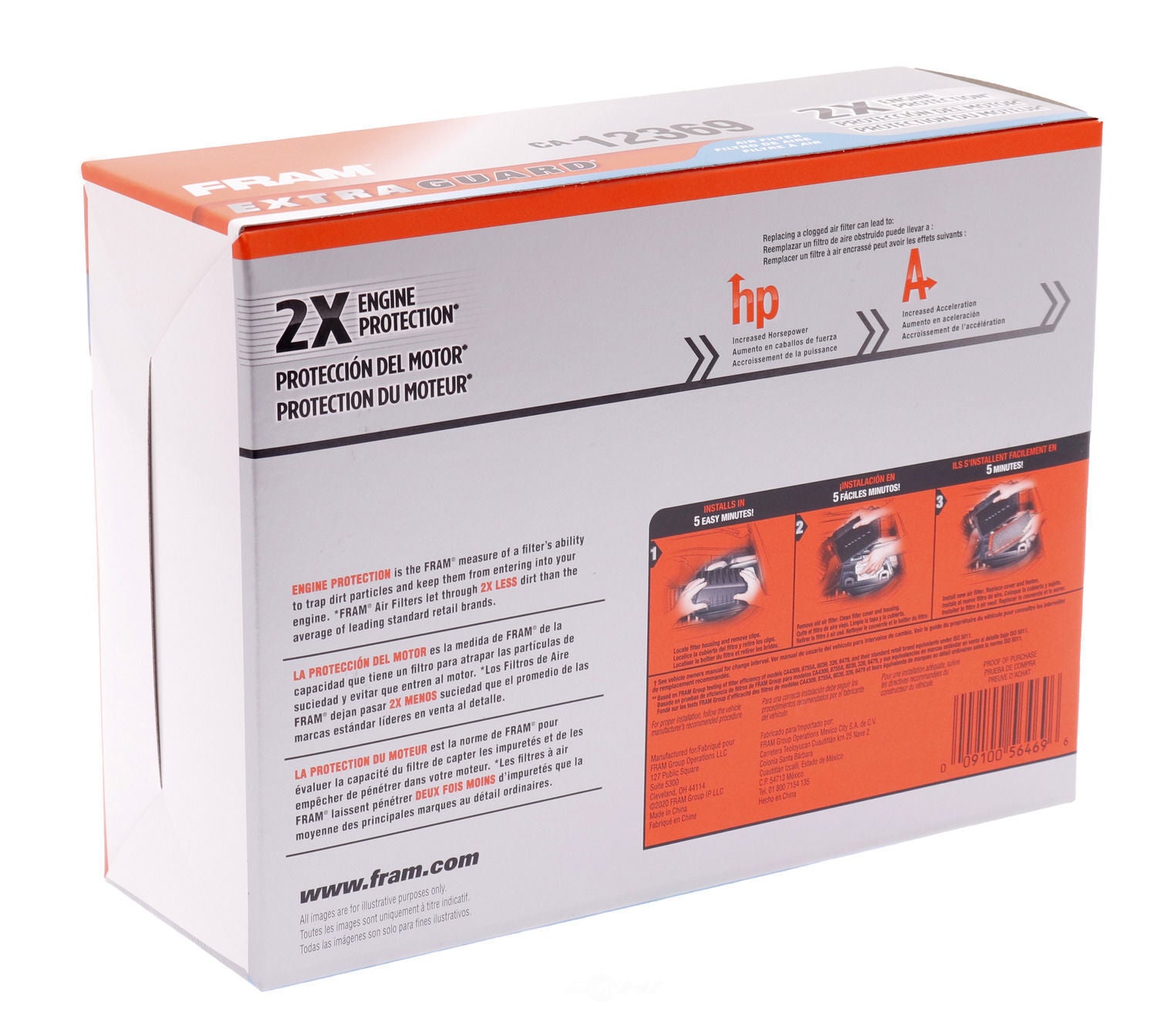 Fram CA12369 Air Filter
