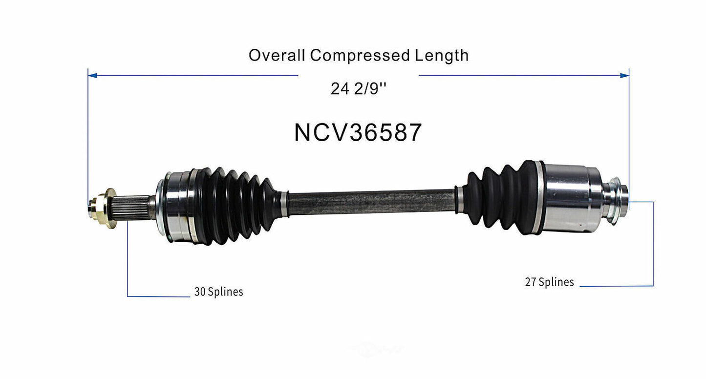 GSP North America NCV36587 CV Axle Assembly