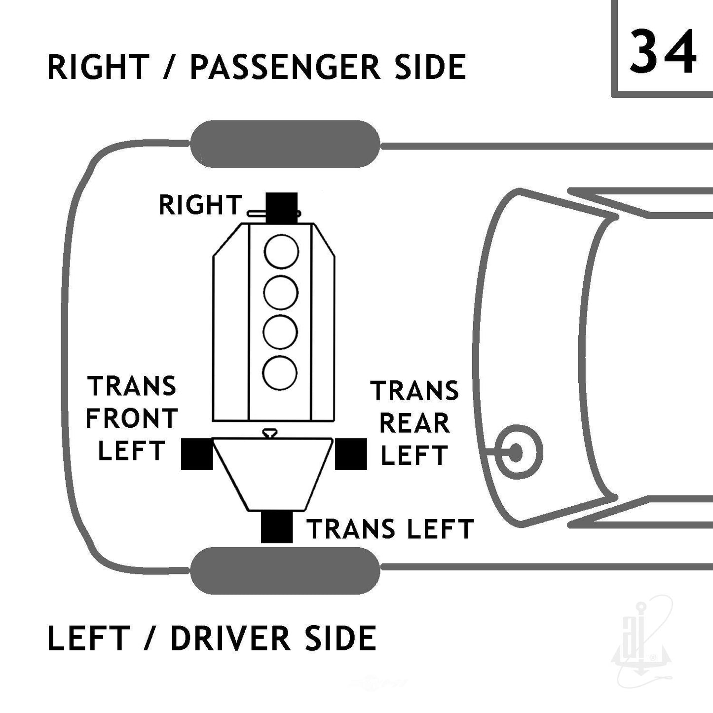 Anchor 3526 Engine Mount