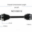 GSP North America NCV36512 CV Axle Assembly
