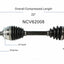 GSP North America NCV62008 CV Axle Assembly