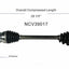 GSP North America NCV39017 CV Axle Assembly
