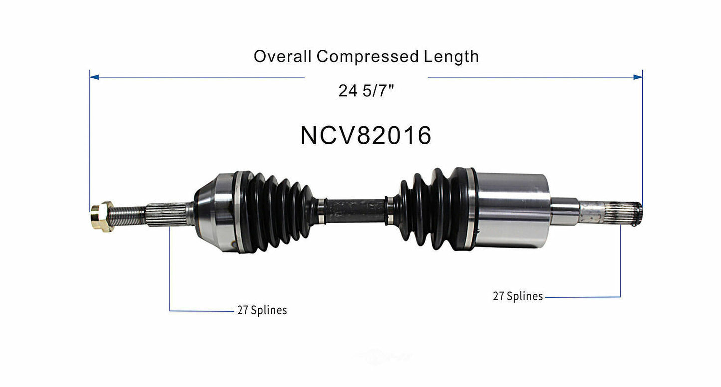GSP North America NCV82016 CV Axle Assembly