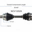 GSP North America NCV12529 CV Axle Assembly