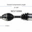 GSP North America NCV12066 CV Axle Assembly