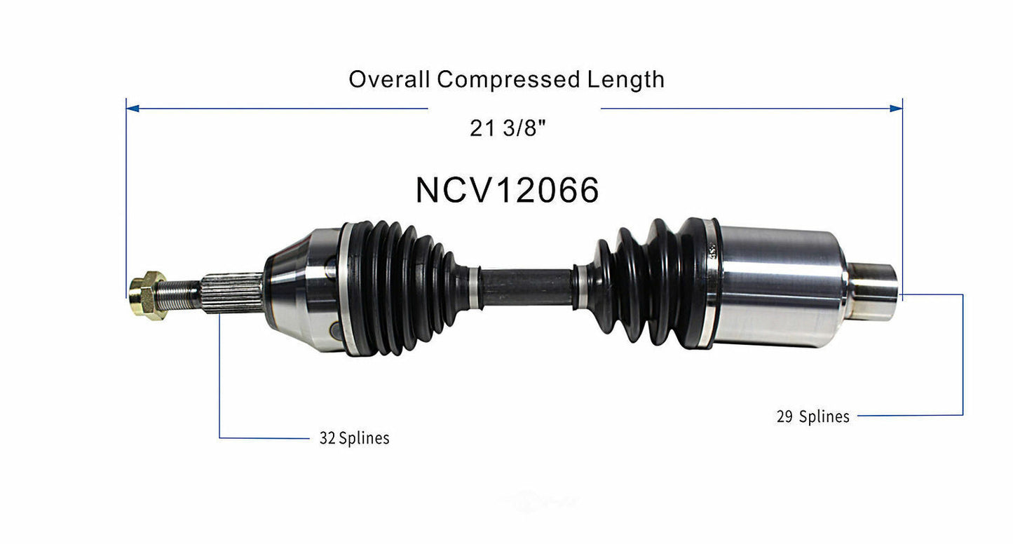GSP North America NCV12066 CV Axle Assembly