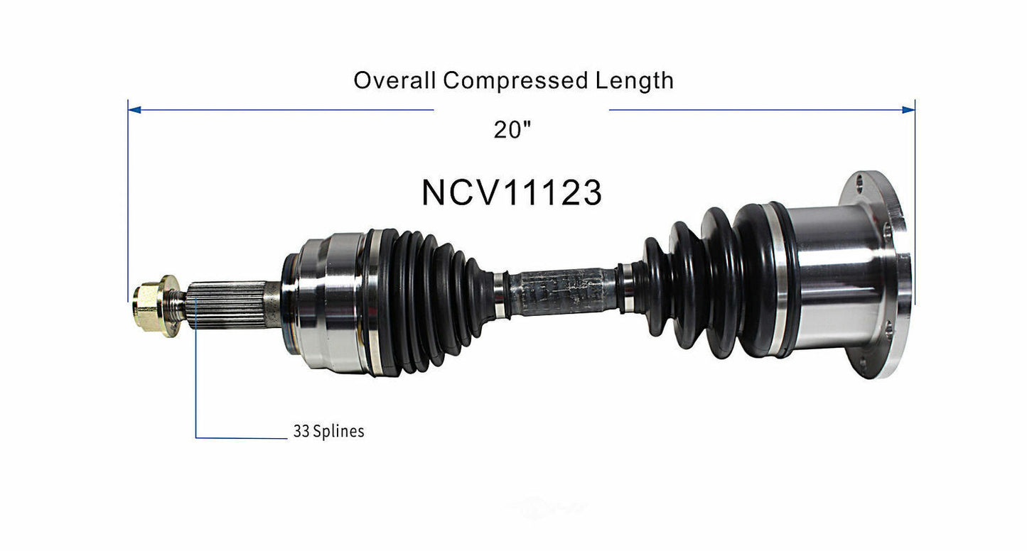 GSP North America NCV11123 CV Axle Assembly
