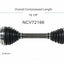 GSP North America NCV72166 CV Axle Assembly