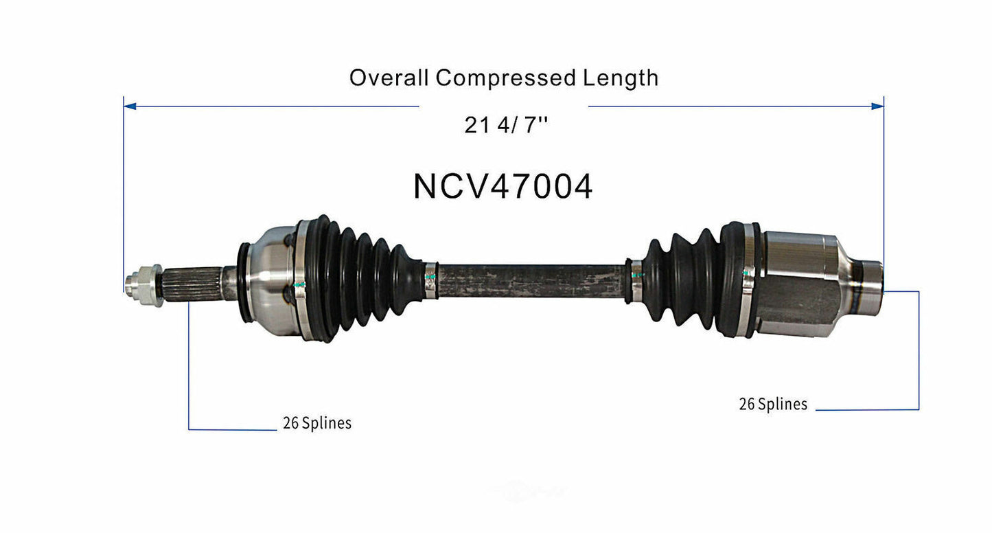 GSP North America NCV47004 CV Axle Assembly