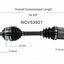 GSP North America NCV53501 CV Axle Assembly