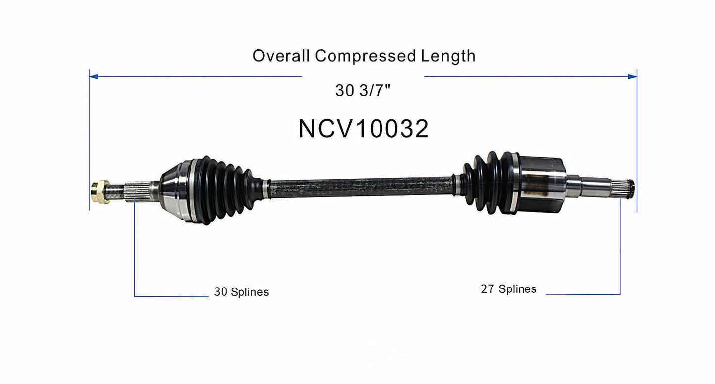 GSP North America NCV10032 CV Axle Assembly