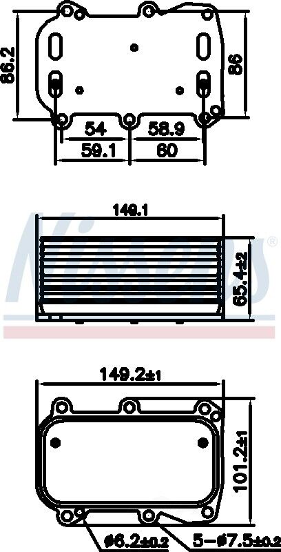 Nissens North America 90876 Engine Oil Cooler