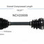 GSP North America NCV23559 CV Axle Assembly