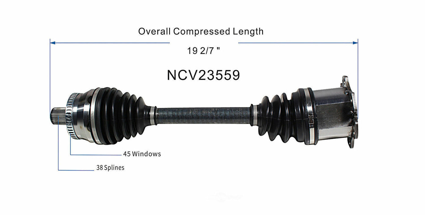 GSP North America NCV23559 CV Axle Assembly