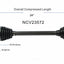 GSP North America NCV23572 CV Axle Assembly