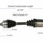 GSP North America NCV53517 CV Axle Assembly